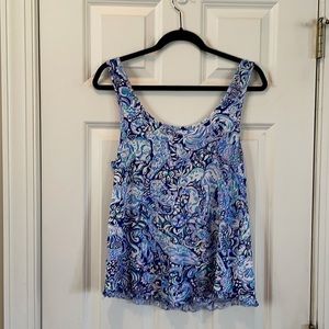 Lily Pulitzer Ruffle PJ Tank